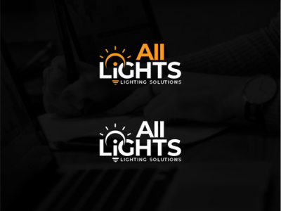 All Lights brand branding creative ecommerce fiverr fiverr.com fiverrgigs flat graphic design illustration logo logo designer minimal minimalist modern