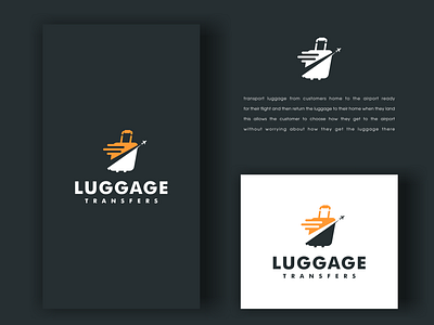 Luggage Transfers branding creative design ecommerce fiverr fiverr.com fiverrgigs graphic design illustrator logo logo designer minimal minimalist modern ux