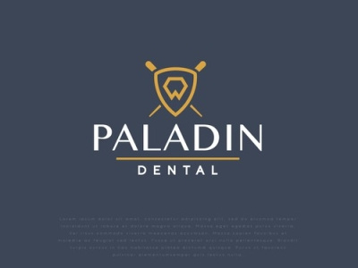 Paladin Dental branding creative ecommerce fiverr fiverr.com fiverrgigs flat graphic design logo logo designer minimalist modern typography ui ux vector