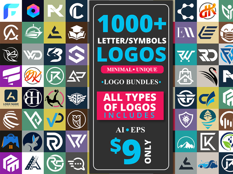 1000+ Logos Bundle by squad_graphic on Dribbble