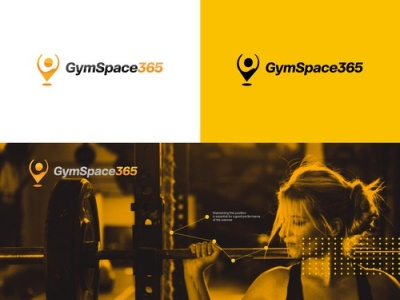 GymSpace365 branding ecommerce fiverr fiverr.com fiverrgigs flat graphic design logo designer minimalist modern