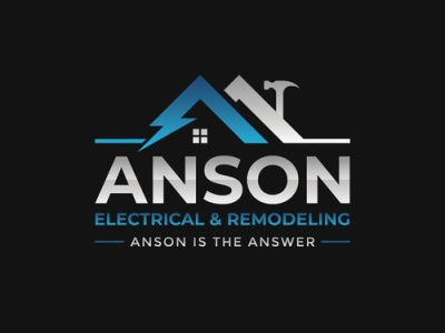 Anson electrical and remodeling llc branding ecommerce fiverr fiverr.com fiverrgigs flat graphic design logo designer minimalist modern