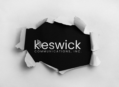 Keswick brand branding communications company logo creative ecommerce fiverr logo logo designer minimalist modern
