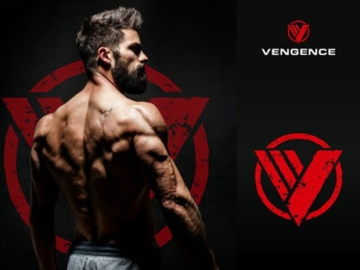 Vengence gym logo design