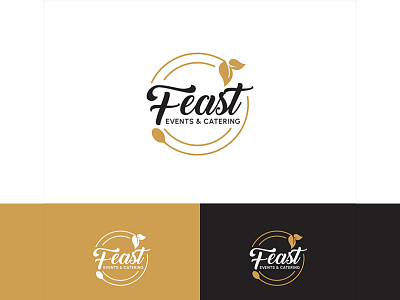 Feast Food Logo 3d branding design fiverr fiverr gig fiverr.com fiverrgigs food food logo food logo design graphic design illustration logo logo designer minimalist modern restaurant logo ui