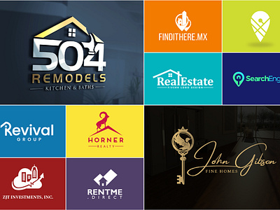 Real Estate logo design Bundle