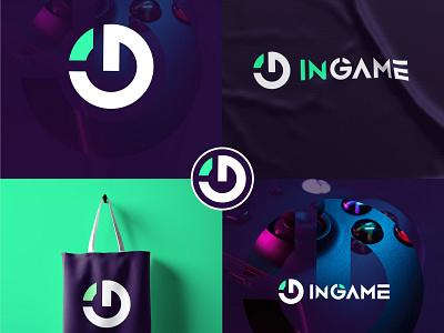 InGame Logo branding business fiverr logo game gaming logo graphic design logo designer ux gaming logo