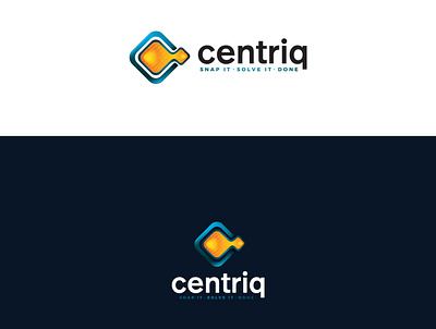 Centriq brand branding ecommerce fiverr fiverr.com fiverrgigs flat graphic design logo designer minimalist