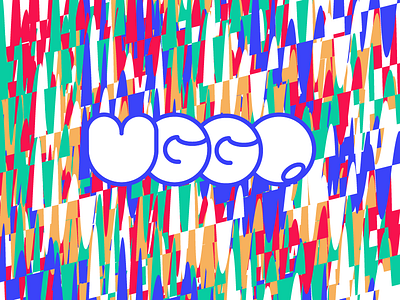 UGGO Logo bright colors concept logo logo concept typography uggo ugly vector
