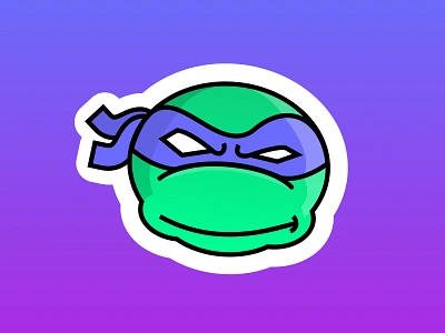 Donatello design donatello flat illustration graphic design illustration new york ninja pizza purple tmnt turtles vector illustration