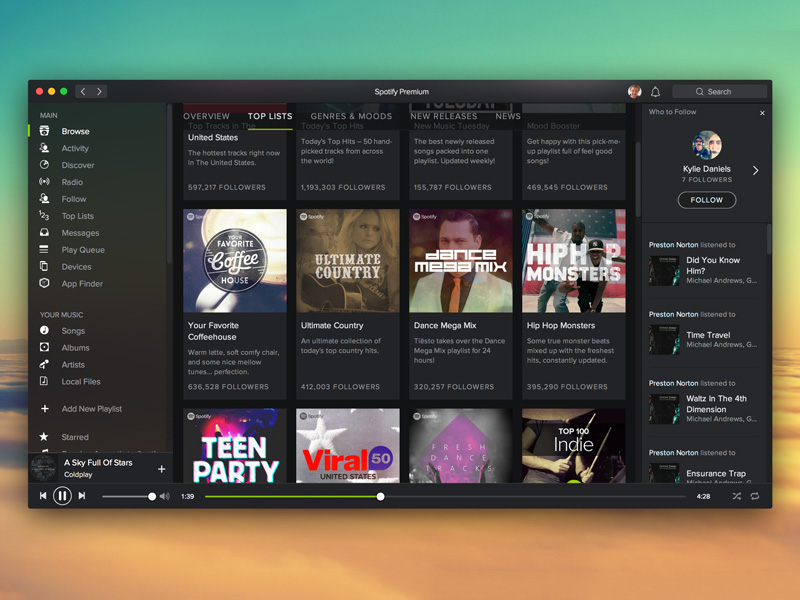Spotify free on computer