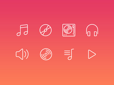 Simplicicons - Music Icons