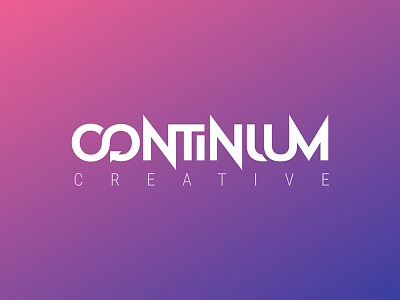 Continuum Creative Logo continuum creative design development typography