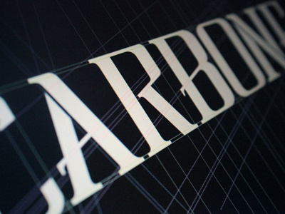 CARBONE Pro - Respect TYPEFACE Family carbone design editorial mafia prohibition typeface typography