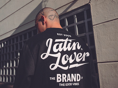 Latin Lover 2017 apparel brand clothing collection lettering sweatshirt work