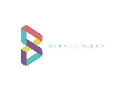 Brand Biology b clean color fresh gotham logo mark symbol