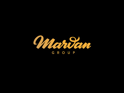 Marvan Group australia bar black brush holyday hotel lettering logo restaurant script sydney yellow