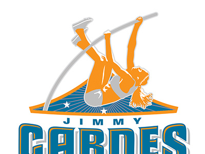 Jimmy Carnes Track Meet Logo Set design logo series typography