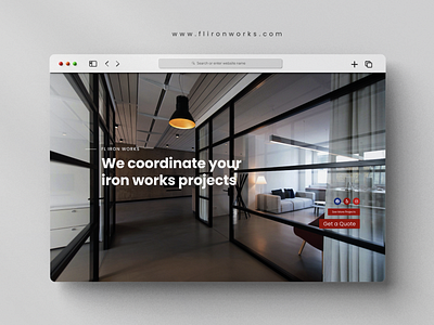 FL IRON WORKS / Web Design branding design development logo sitio web web web design website