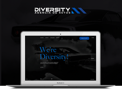 WEB DESIGN | DIVERSITY Agencia de autos agency branding brand agency brand and identity branding design design web identity illustration illustrator logotipe minimal vector web web 2.0 web desgin web design web design agency web design ecommerce