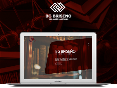 WEB DESIGN | BG BRISEÑOS ABOGADOS brand agency brand and identity branding design design agency developer identity illustration illustrator logotipe minimal typography ui ux web web desgin web design agency website