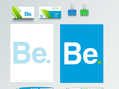 Branding| Be.CleanUp agency agency branding branding corporate branding design folder design inpiration logo logotipo tarjeta de presentacion