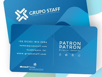 Grupo Staff | Business Card agency branding brand agency brand and identity branding design identity illustration illustrator logo logotipe