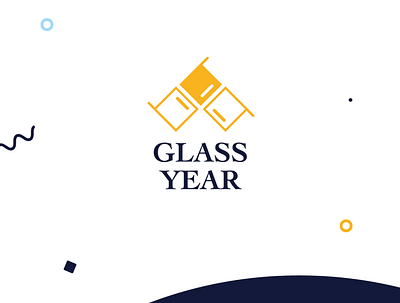 GLASS YEAR | Branding agency agency branding brand agency brand and identity branding design identity illustration illustrator logo logotipe minimal vector