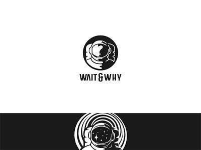 Logo For Wait&Why - Fashion Brand astronaut branding fashion logo space stars universe