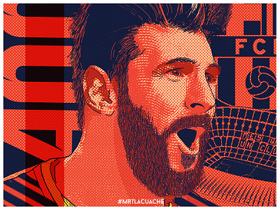 400 veces Messi barcelona color diseño fcbarcelona futbol ilustración lionelmessi messi paint photoshop photoshop art vector