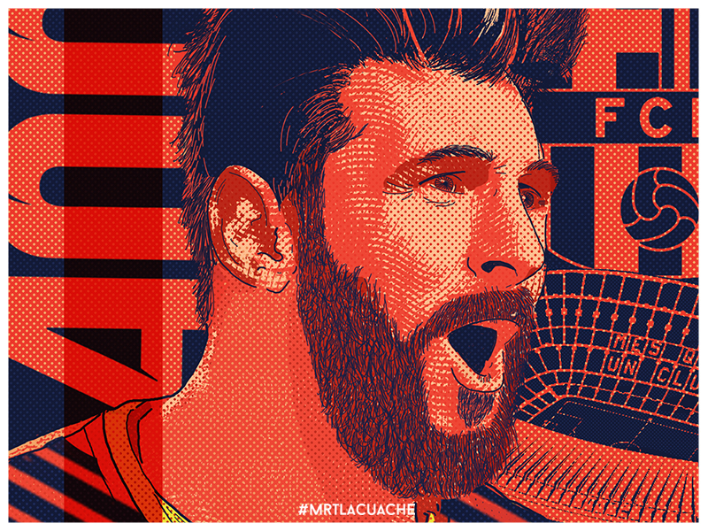 400 veces Messi by Francisco Eizaguirre on Dribbble