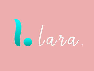 Lara Cosmetics Logo Design brand branding cosmetic packaging design flat illustration illustrator logo minimal