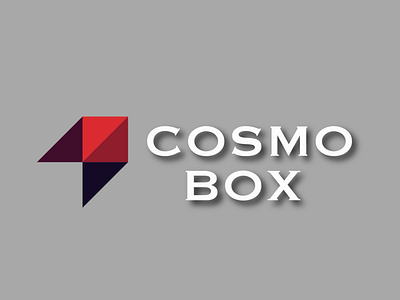 CosmoBox Delivery Logo 2 branding design flat icon illustration illustrator logo minimal vector