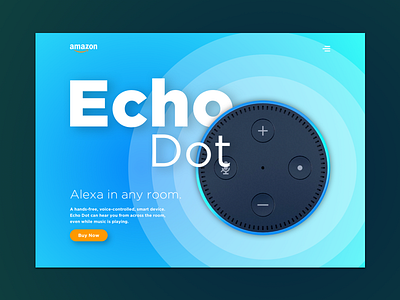 Amazon Echo Dot - Landing Page