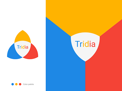 Tridia - logo of the consulting agency adobexd brand design icon logo logotype vector