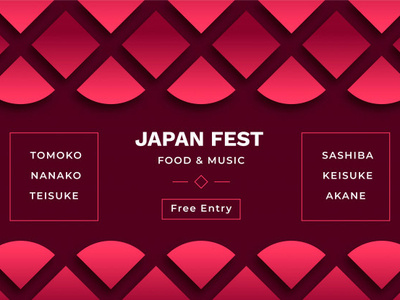 Japanese Background abstract agency app background colorful festival flyer free free download freepik geometric japan japanese modern poster resource template vector wallpaper web