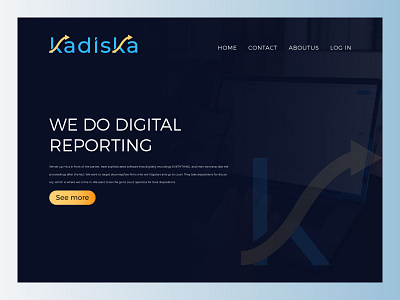 Kadiska branding business company consulting digital financial software tech technology usa