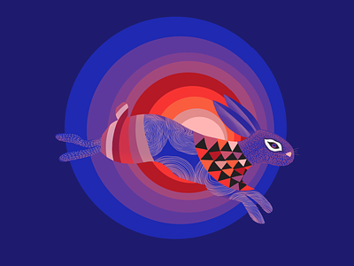 Bunny Illustration bunny design graphic illustration rabbit vector