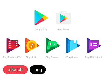 Freebie: Google Play Family Icons