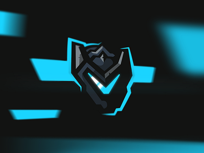 Mecha mascot logo