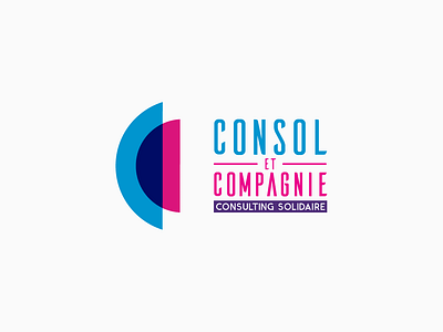 Consol & Compagnie brand and identity illustrator logo