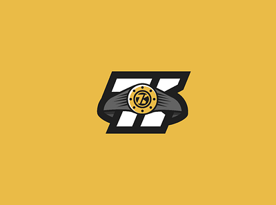 "TK" Typo & Mascot logo