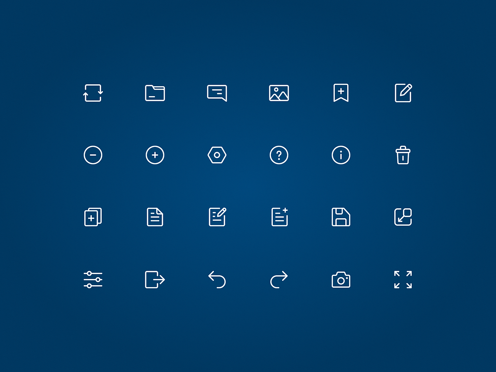 Dashboard icons set by Liudmyla Syniukova on Dribbble