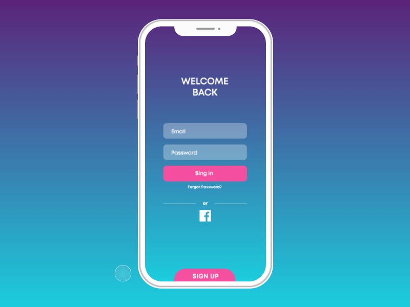 Daily UI #1 Sign In/Sign up