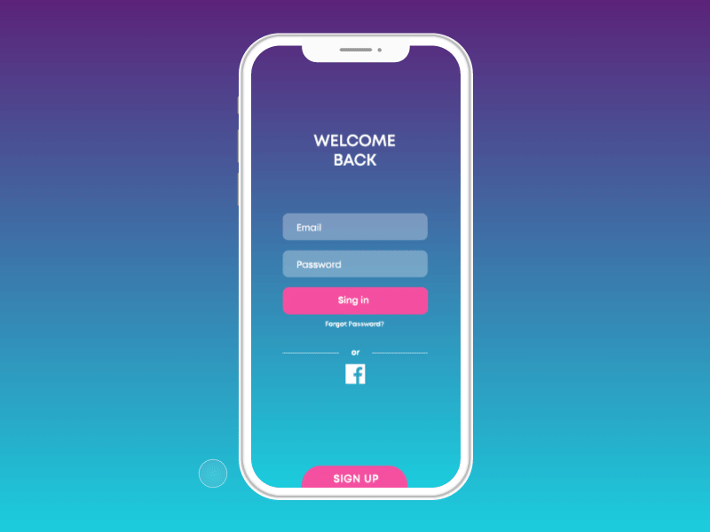 Daily UI #1 Sign In/Sign up animation challenge daily ui illustration sign up site ui