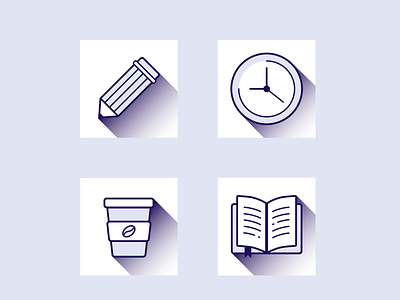 #55 Daily UI Icons set/education daily ui icon illustration vector