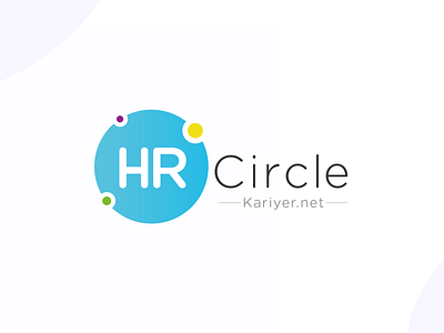 Hr Circle logo branding clean flat logo logo branding logo design