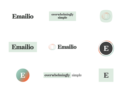 Emailio Branding & Logo Design Concept app app design branding calm concept design email emailio focus goals green life lifestyle logo product productdesign ui uiux ux wellness