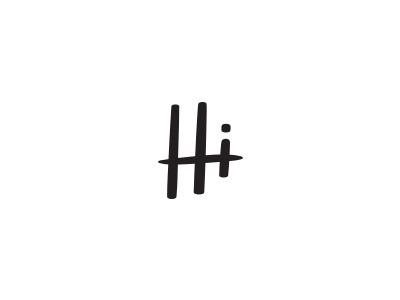 "Hi" Lettering Explorations