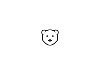 Polar Bear Symbol animal bear design designer dribbble graphic graphicdesign icon illustration illustrator logo mark photoshop polar shapes simple symbol typography vector work